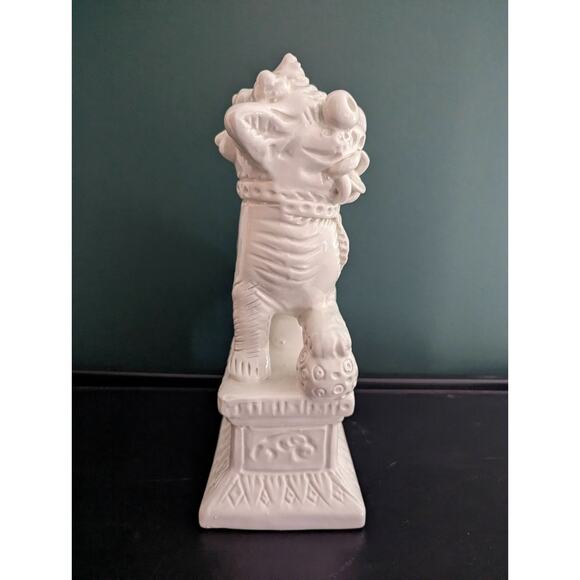 Vintage Italy Ceramic Blanc de Chine Foo Dog! - Picture 4 of 12